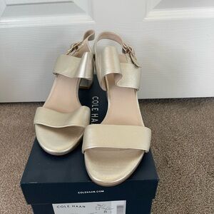 Cole Haan Women's Gold Sandals